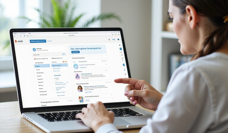 Immagine di una persona che pianifica un appuntamento su un calendario digitale